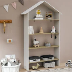 VCM Standregal »Holz Kinderregal Bücherregal Kinder Regal Malusa«
