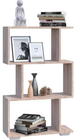 VCM Standregal »Holz Raumteiler Stand Regal Deko Bücher Palusa M« 1 Stk. tlg.