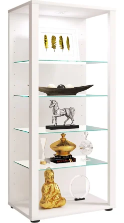 VCM Standvitrine »Holz Glas Stand Vitrine Sammelvitrine Glasol lll« 1 Stk. tlg.