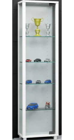 VCM Standvitrine »Holz Glas Stand Vitrine Sammelvitrine Edana Mini« 1 Stk. tlg.