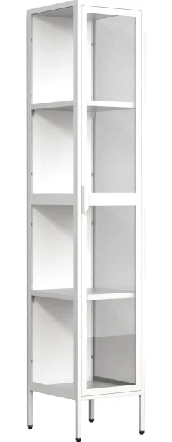 VCM Standvitrine »Stahl Glas Vitrine Schaukasten Floka XL« 1 Stk. tlg.