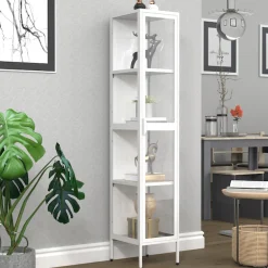 VCM Standvitrine »Stahl Glas Vitrine Schaukasten Floka XL« 1 Stk. tlg.