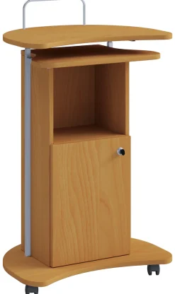 VCM Stehpult »Holz Stehpult Rednerpult Stehtisch Rollen Komil« 1 Stk. tlg.