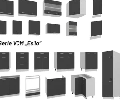VCM Unterschrank »Küchenschrank B 60 cm Unterschrank Schublade Esilo« 1 Stk. tlg.