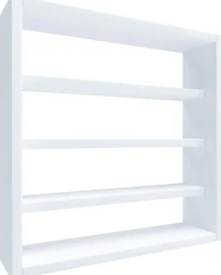 VCM Wandregal »Holz Wandregal Wandvitrine Regal Deko Osado S« 1 Stk. tlg.