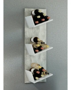VCM Wandregal »Holz Weinregal Wandregal Flaschen Wein Vinosi« 1 Stk. tlg.