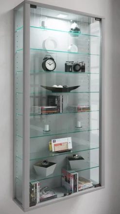 VCM Wandregal »Wandvitrine Hängevitrine Glasvitrine Vitrosa Maxi« 1 Stk. tlg.
