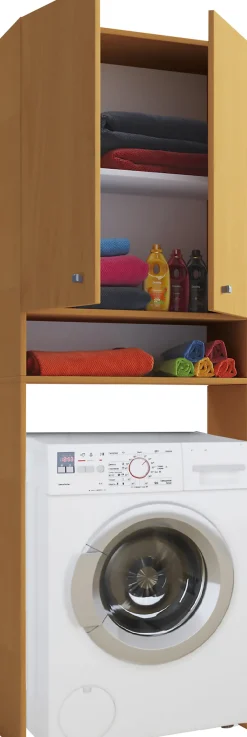 VCM Waschmaschinenumbauschrank »Überbauschrank Waschmaschine Überbau Schrank Lona« 1 Stk. tlg.
