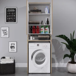 VCM Waschmaschinenumbauschrank »Überbauschrank Waschmaschine Überbau Rislo« 1 Stk. tlg.