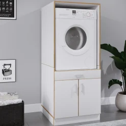 VCM Waschmaschinenumbauschrank »Überbauschrank Waschmaschine Überbau Rislo CL XL« 1 Stk. tlg.