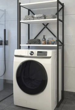 VCM Waschmaschinenumbauschrank »Waschmaschine Toilette Überbau Schrank Insasi« 1 Stk. tlg.