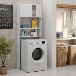 VCM Waschmaschinenumbauschrank »Holz Überbauschrank Waschmaschine Überbau Goralo« 1 Stk. tlg.