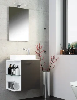 VCM Waschtisch »3-tlg Gäste WC Waschplatz Waschtisch Hausa Spiegel« 3 Stk. tlg.