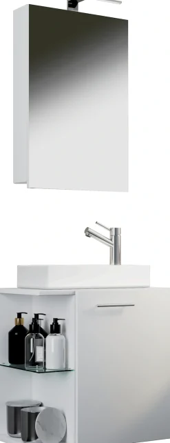 VCM Waschtisch »3-tlg Gäste WC Waschplatz Waschtisch Hausa Schrank« 3 Stk. tlg.
