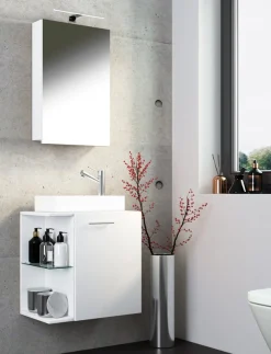 VCM Waschtisch »3-tlg Gäste WC Waschplatz Waschtisch Hausa Schrank« 3 Stk. tlg.