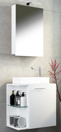 VCM Waschtisch »3-tlg Gäste WC Waschplatz Waschtisch Hausa Schrank« 3 Stk. tlg.