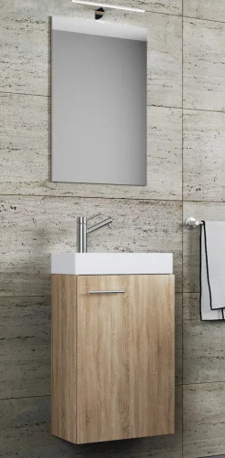 VCM Waschtisch »3-tlg Gäste WC Waschplatz Waschtisch Slito Spiegel« 3 Stk. tlg.