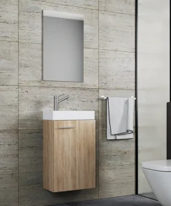 VCM Waschtisch »3-tlg Gäste WC Waschplatz Waschtisch Slito Spiegel« 3 Stk. tlg.