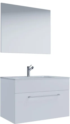 VCM Waschtisch »3-tlg. Waschplatz Waschtisch Badinos Schublade SP« 3 Stk. tlg.