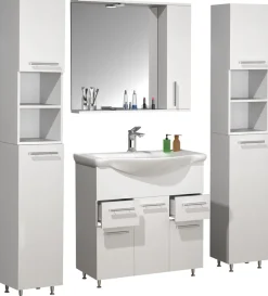 VCM Waschtisch »5-tlg. Waschplatz Waschtisch Schubladen Lisalo XL« 5 Stk. tlg.