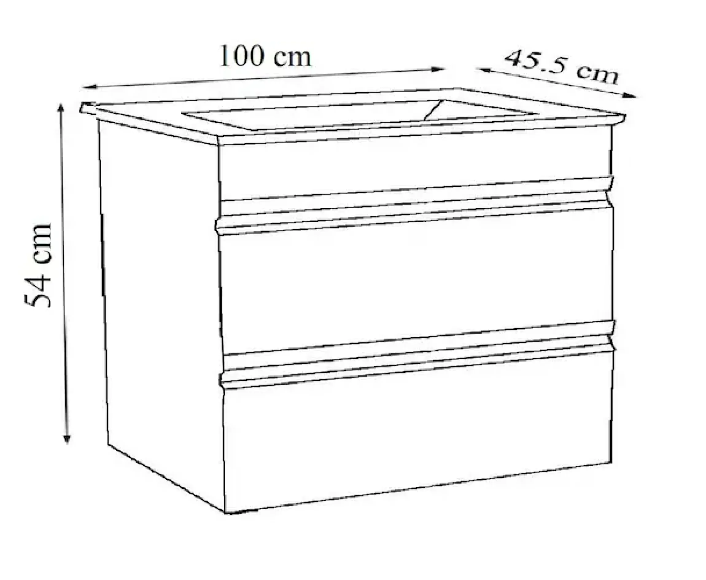 VCM Waschtisch »5-tlg. Waschplatz Waschtisch Schubladen Silora XL« 5 Stk. tlg.