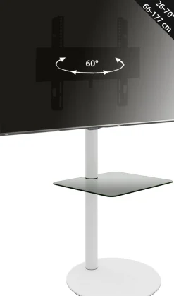 VCM Wohnzimmertisch »Design Premium TV Standfuß Rack Fernseh Cirla ZW« 1 Stk. tlg.
