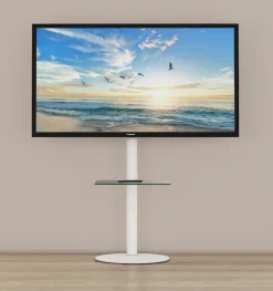 VCM Wohnzimmertisch »Design Premium TV Standfuß Rack Fernseh Cirla ZW« 1 Stk. tlg.