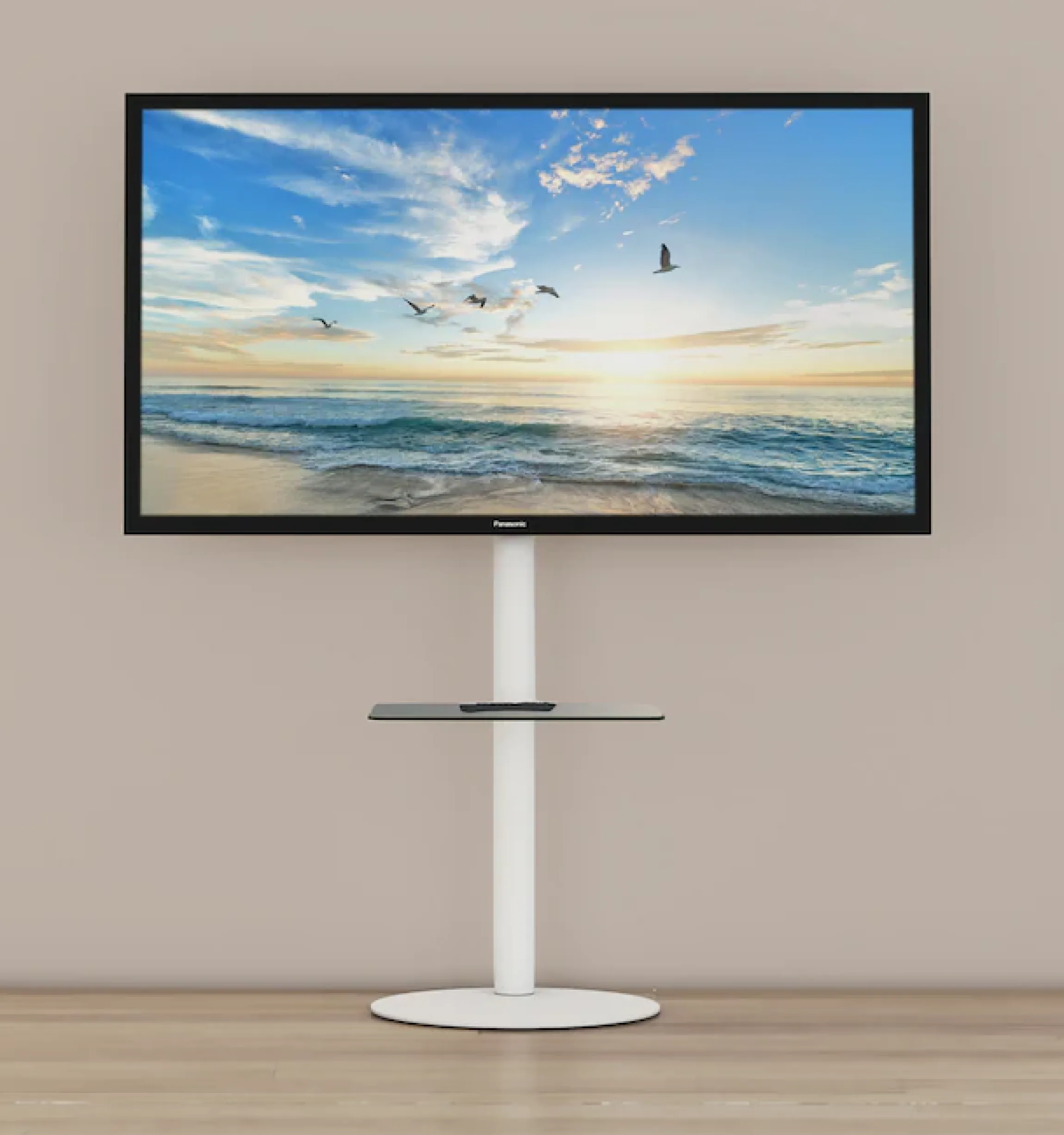 VCM Wohnzimmertisch »Design Premium TV Standfuß Rack Fernseh Cirla ZW« 1 Stk. tlg.