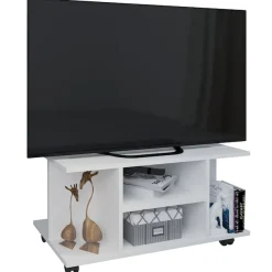 VCM Wohnzimmertisch »Holz TV Lowboard Fernsehregal Rollen Findalo« 1 Stk. tlg.