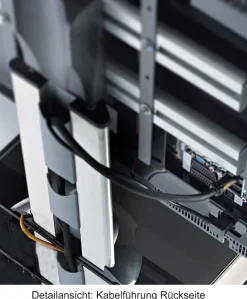 VCM Wohnzimmertisch »TV Standfuß Glas Fernseh Rollen Ständer Fuß Tosal« 1 Stk. tlg.
