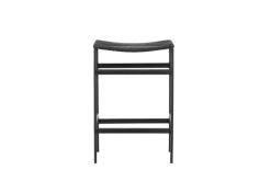 Venture Home Barhocker »Polly, 2er-Set Barhocker mit schwarzem Seilsitz und Stahlbeinen« Set, 2 Stk. tlg. Tresenhocker minimalistisch, Seildesign, komfortabel