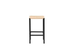 Venture Home Barhocker »Polly, 2er-Set Barhocker mit Seil-Sitz, Stahlbeine, 120 kg« Set, 2 Stk. tlg. Tresenstuhl, Geflecht, Gummibaumholz, Stahlrahmen, Boho