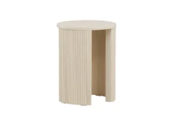 Venture Home Beistelltisch Ablagetisch, MDF, rund, schmal, hoch, dezent, klar