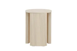 Venture Home Beistelltisch Ablagetisch, MDF, rund, schmal, hoch, dezent, klar