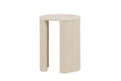 Venture Home Beistelltisch Ablagetisch, MDF, rund, schmal, hoch, dezent, klar
