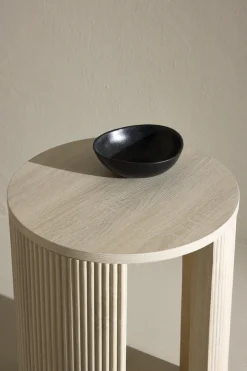 Venture Home Beistelltisch Ablagetisch, MDF, rund, schmal, hoch, dezent, klar