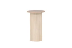 Venture Home Beistelltisch »Bianca, hoher runder Beistelltisch mit Holzfurnier-Optik, Ø 40 cm« Ablagetisch, Furnier, rund, schlank, hoch, edel