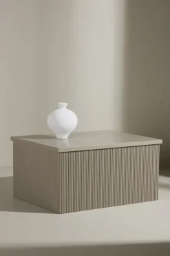 Venture Home Beistelltisch »Lenox, rechteckiger Beistelltisch in einladendem Beige, 80 × 60 cm« Ablagetisch, MDF, rechteckig, geräumig, schlicht, dezent