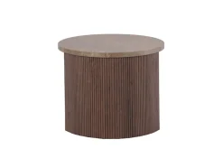 Venture Home Couchtisch »Bristol, ovaler Couchtisch 120 × 60 cm in Mocca mit grauer Steinoptik« Sofatisch, MDF, 3D-Papier, oval, kontrastreich, raffiniert