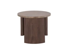 Venture Home Couchtisch »Bristol, ovaler Couchtisch 120 × 60 cm in Mocca mit grauer Steinoptik« Sofatisch, MDF, 3D-Papier, oval, kontrastreich, raffiniert
