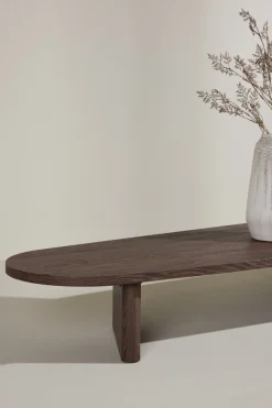 Venture Home Couchtisch »Grönvik, langer schmaler Couchtisch 180 × 55 cm in tiefem Mokka« Sofatisch, MDF, rechteckig, niedrig, langgestreckt, modern