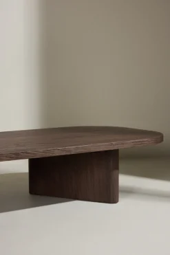 Venture Home Couchtisch »Grönvik, langer schmaler Couchtisch 180 × 55 cm in tiefem Mokka« Sofatisch, MDF, rechteckig, niedrig, langgestreckt, modern