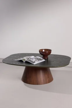Venture Home Couchtisch »Lanzo, großzügiger Couchtisch 120 × 92,5 cm in moderner Holzoptik« Sofatisch, MDF, 3D-Papier, rechteckig, geräumig, modern