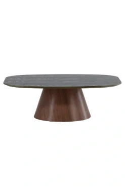 Venture Home Couchtisch »Lanzo, großzügiger Couchtisch 120 × 92,5 cm in moderner Holzoptik« Sofatisch, MDF, 3D-Papier, rechteckig, geräumig, modern