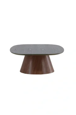 Venture Home Couchtisch »Lanzo, großzügiger Couchtisch 120 × 92,5 cm in moderner Holzoptik« Sofatisch, MDF, 3D-Papier, rechteckig, geräumig, modern