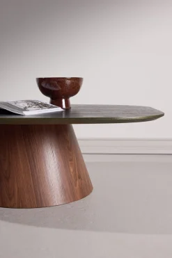Venture Home Couchtisch »Lanzo, großzügiger Couchtisch 120 × 92,5 cm in moderner Holzoptik« Sofatisch, MDF, 3D-Papier, rechteckig, geräumig, modern