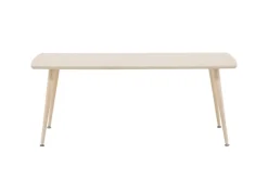 Venture Home Couchtisch »Plaza, rechteckiger Couchtisch in hellem Whitewash, 120 × 70 cm« Sofatisch, MDF, Stahlbeine, rechteckig, hell, modern