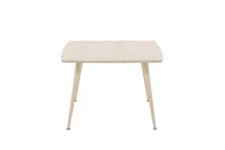 Venture Home Couchtisch »Plaza, rechteckiger Couchtisch in hellem Whitewash, 120 × 70 cm« Sofatisch, MDF, Stahlbeine, rechteckig, hell, modern