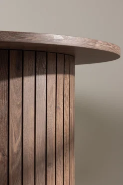 Venture Home Esstisch »Härön, ovaler Esstisch in warmem Mokka, einladend, 200 × 90 cm« Esszimmertisch, MDF, Stahlbeine, oval, gesellig, einheitlich