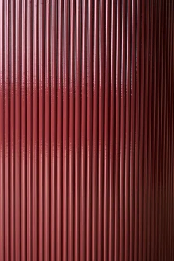 Venture Home Esstisch »Lenox, runder Esstisch in tiefem Bordeauxrot, kraftvoll, Ø 110 cm« Esszimmertisch, MDF, einheitlich bordeaux, rund, modern, elegant
